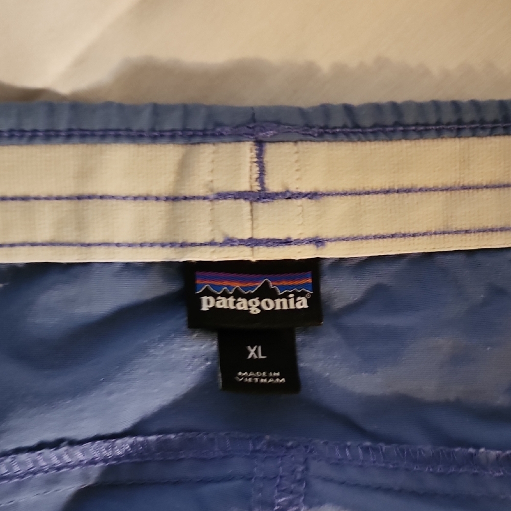 Patagonia Light Blue Swim Trunks